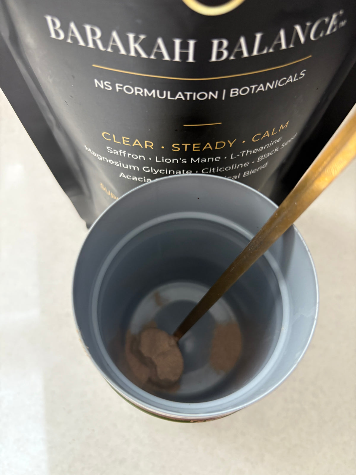 Barakah Balance™ Chai Saffron | Premium Botanical Superfood Blend | 50 Serves