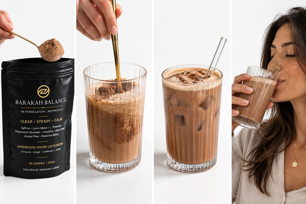 Barakah Balance™ Chocolate | Premium Botanical Superfood Blend | 50 Serves